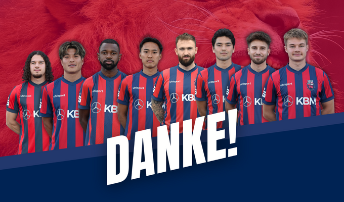 Acht Abgänge - Danke für euren Einsatz in Blau-Rot!