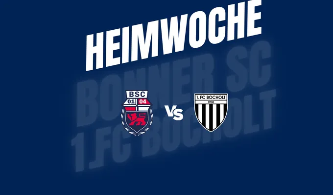 Heimwoche gegen 1. FC Bocholt