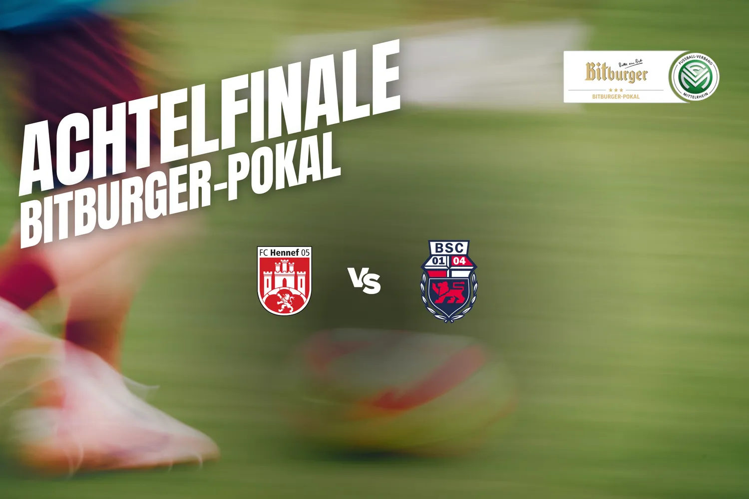 Achtelfinale Bitburger-Pokal gelost