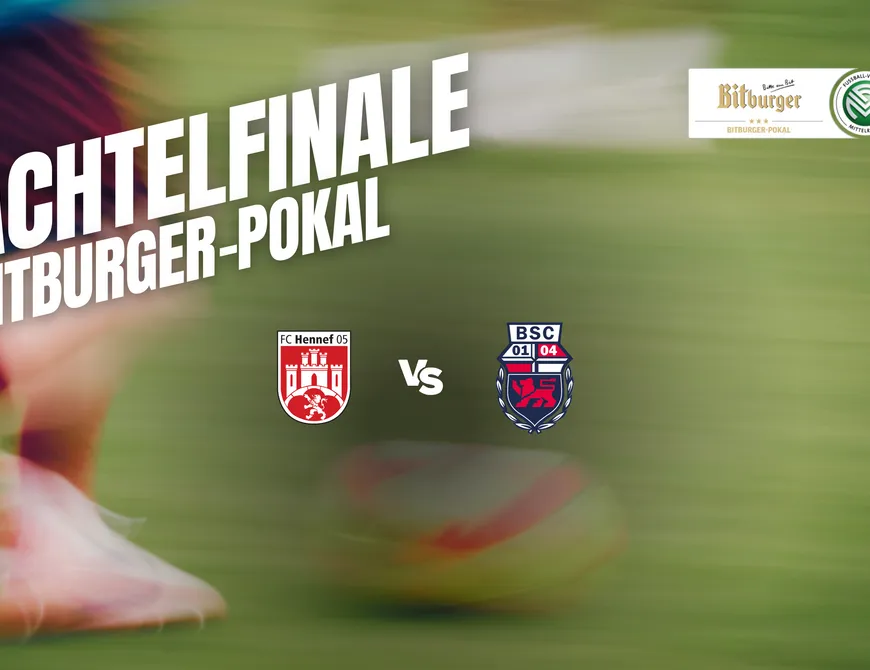 Achtelfinale Bitburger-Pokal gelost