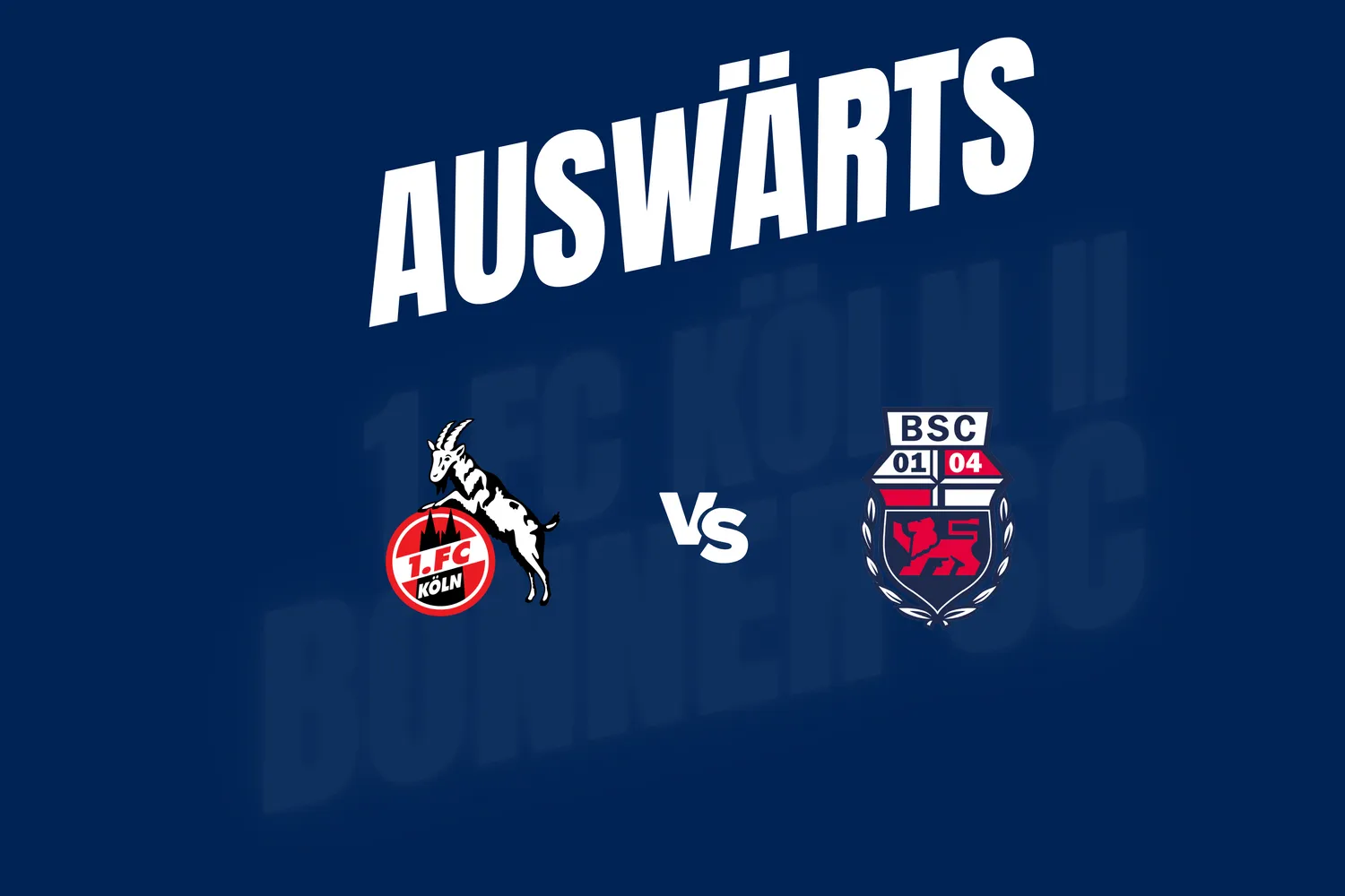 Auswärts nach Köln