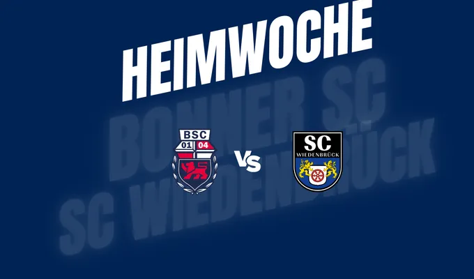Heimwoche gegen SC Wiedenbrück