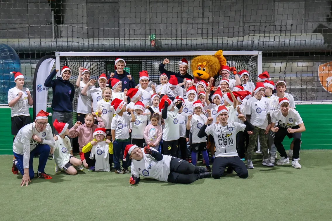 Foto zum Newsartikel Spieler besuchen All Inclusion Sports e. V.