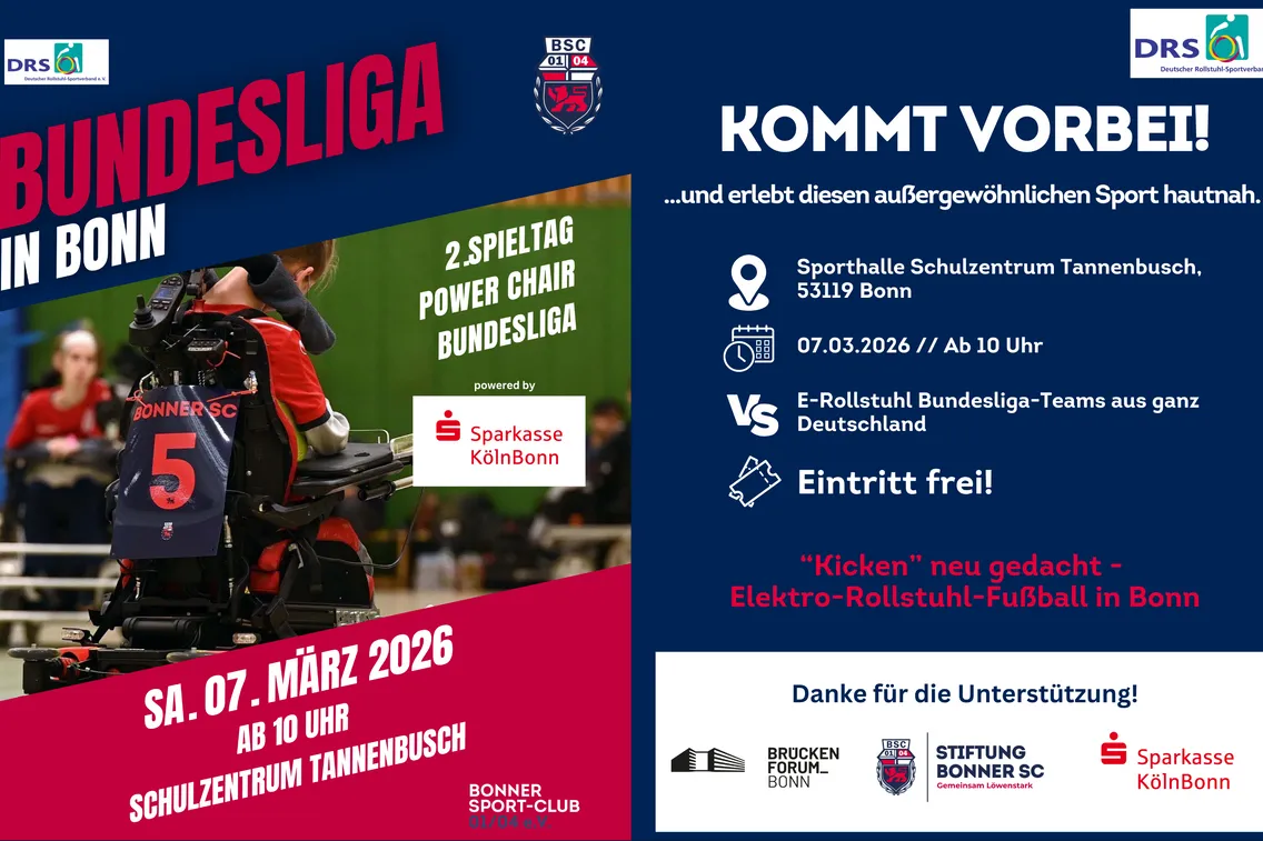 Foto zum Newsartikel 2. Power Chair Football Spieltag in Bonn