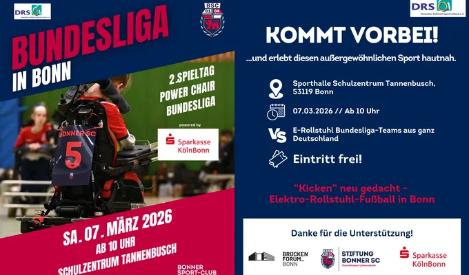 2. Power Chair Football Spieltag in Bonn