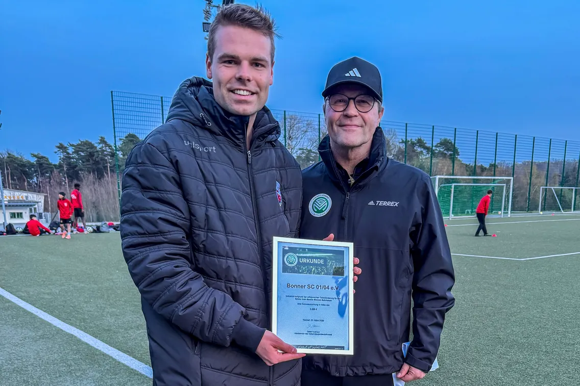 Foto zum Newsartikel Bonner SC bildet U-Nationalspieler aus