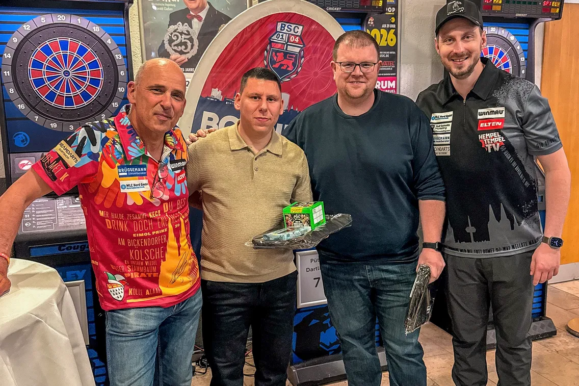 Foto zum Newsartikel Erfolgreiches Dartturnier mit starker Beteiligung