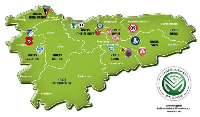 Staffeleinteilung Mittelrheinliga