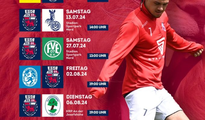 Infos zu den ersten Vorbereitungsspielen