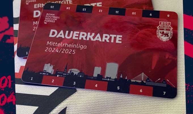 Dauerkarten-Verkauf in der Geschäftsstelle