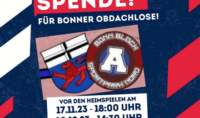 Kleiderspende für Bonner Obdachlose