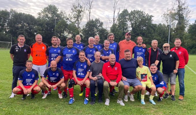 Traditionsmannschaft zu Gast bei der Ü40 des SV Wichterich