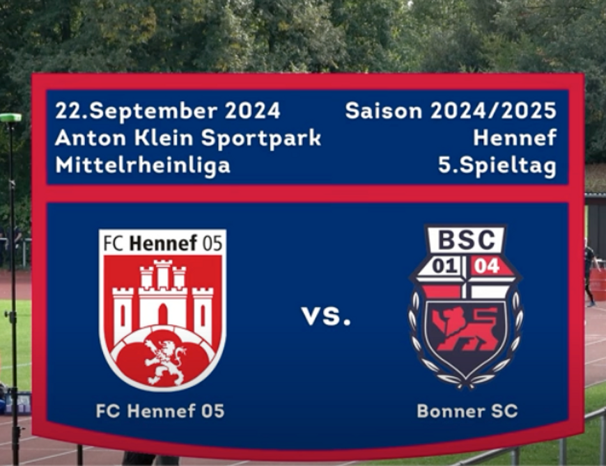 FC Hennef 05 - Bonner SC 0-5