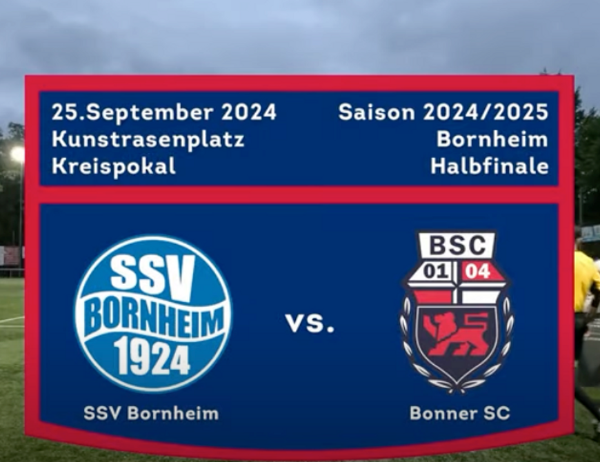 Einzug ins Kreispokalfinale! | SSV Bornheim - Bonner SC 1-2