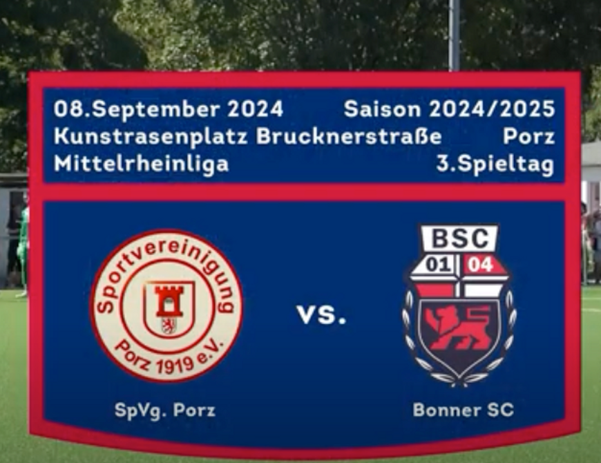 SpVg Porz - Bonner SC 1-1