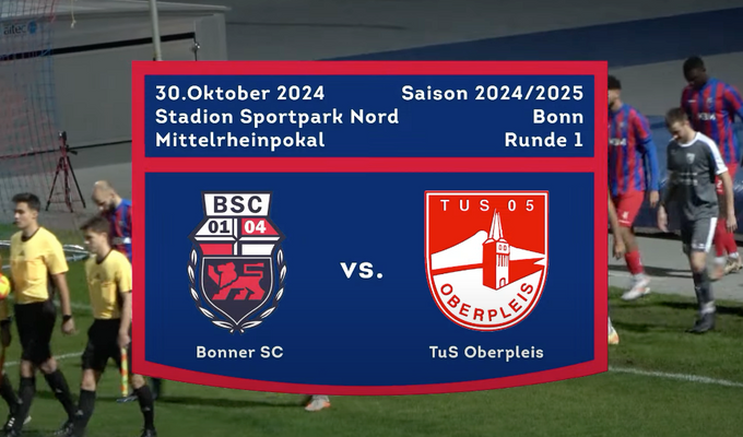 1. Pokalrunde Bonner SC - TuS Oberpleis 2-0