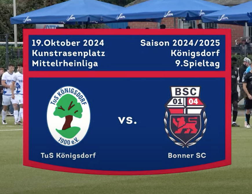 TuS Königsdorf - Bonner SC 0-1