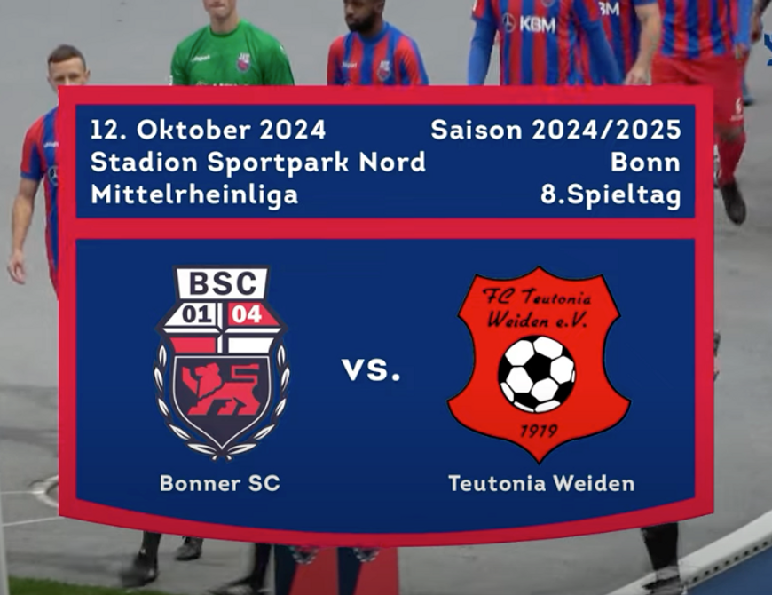 Bonner SC - Teutonia Weiden 2-4