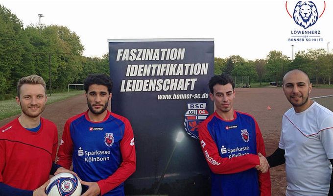 2. Mannschaft: Engagement für Flüchtlinge!