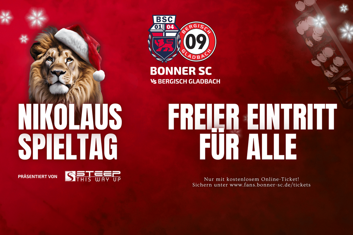 Foto zum Newsartikel Freier Eintritt: Steep Nikolaus-Spieltag