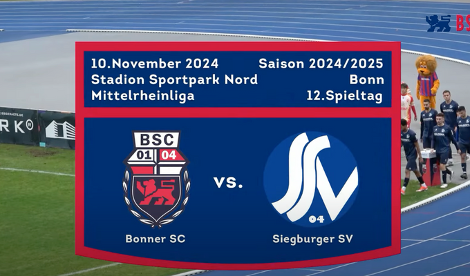Kantersieg im Karnevalstrikot! Bonner SC - Siegburger SV 6-1