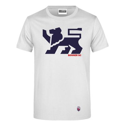 T-Shirt Löwe Weiß/Navy