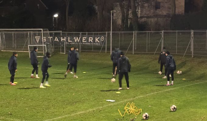 Trainingsauftakt bei den Rheinlöwen