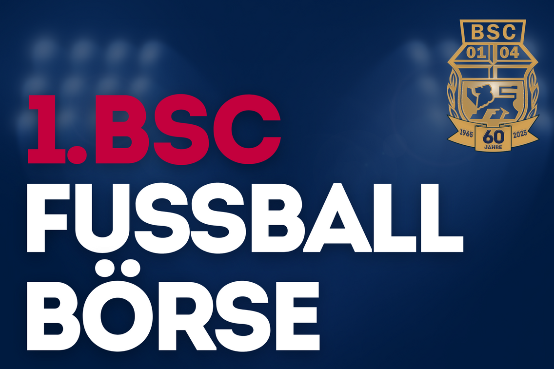 Foto zum Newsartikel Stand anmelden bei der 1.BSC Fußballbörse!