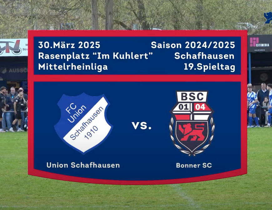 Auswärtserfolg in Schafhausen!